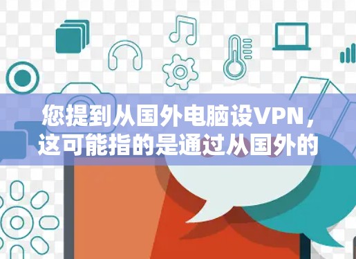 您提到从国外电脑设VPN，这可能指的是通过从国外的电脑（如远程服务器）来建立VPN，而不是从外部网站访问某个服务器。如果您需要从国外电脑建立VPN，以下是一些步骤和方法