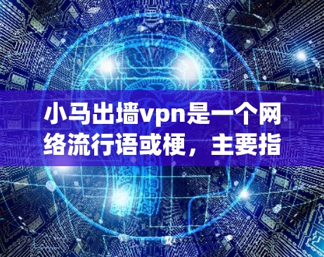 小马出墙vpn是一个网络流行语或梗，主要指为了隐藏自己或出卖自己，以达到某种目的。具体含义如下