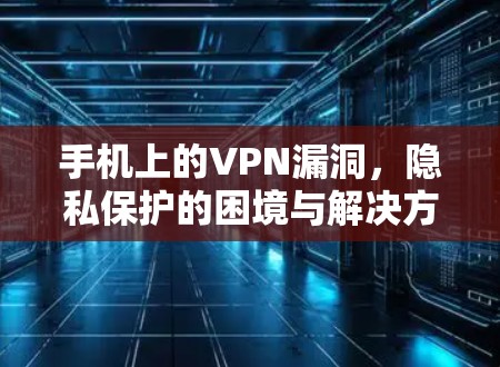 手机上的VPN漏洞，隐私保护的困境与解决方案