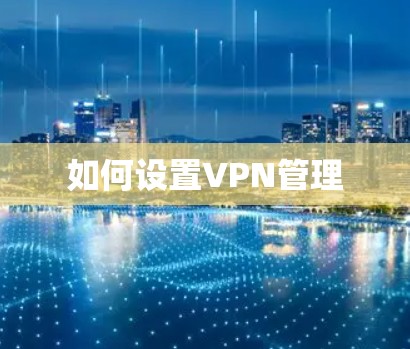 如何设置VPN管理