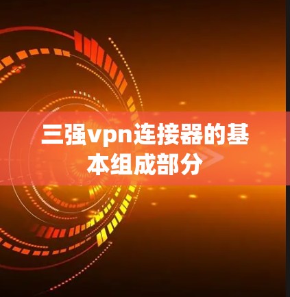 三强vpn连接器的基本组成部分