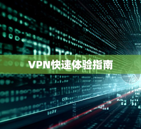 VPN快速体验指南