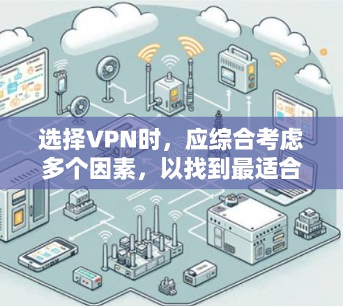 选择VPN时，应综合考虑多个因素，以找到最适合自己的解决方案。以下是一个清晰的指南，帮助您做出明智的选择