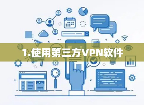 1.使用第三方VPN软件 1.使用第三方VPN软件