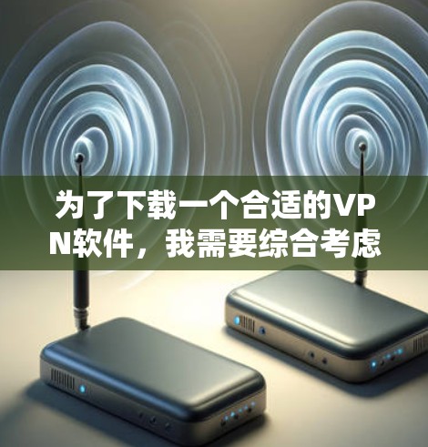 为了下载一个合适的VPN软件，我需要综合考虑以下因素