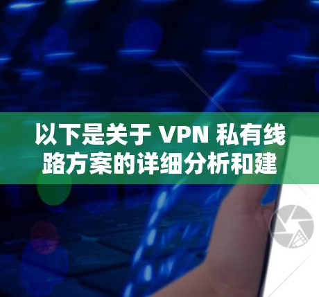 以下是关于 VPN 私有线路方案的详细分析和建议