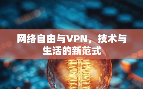 网络自由与VPN，技术与生活的新范式